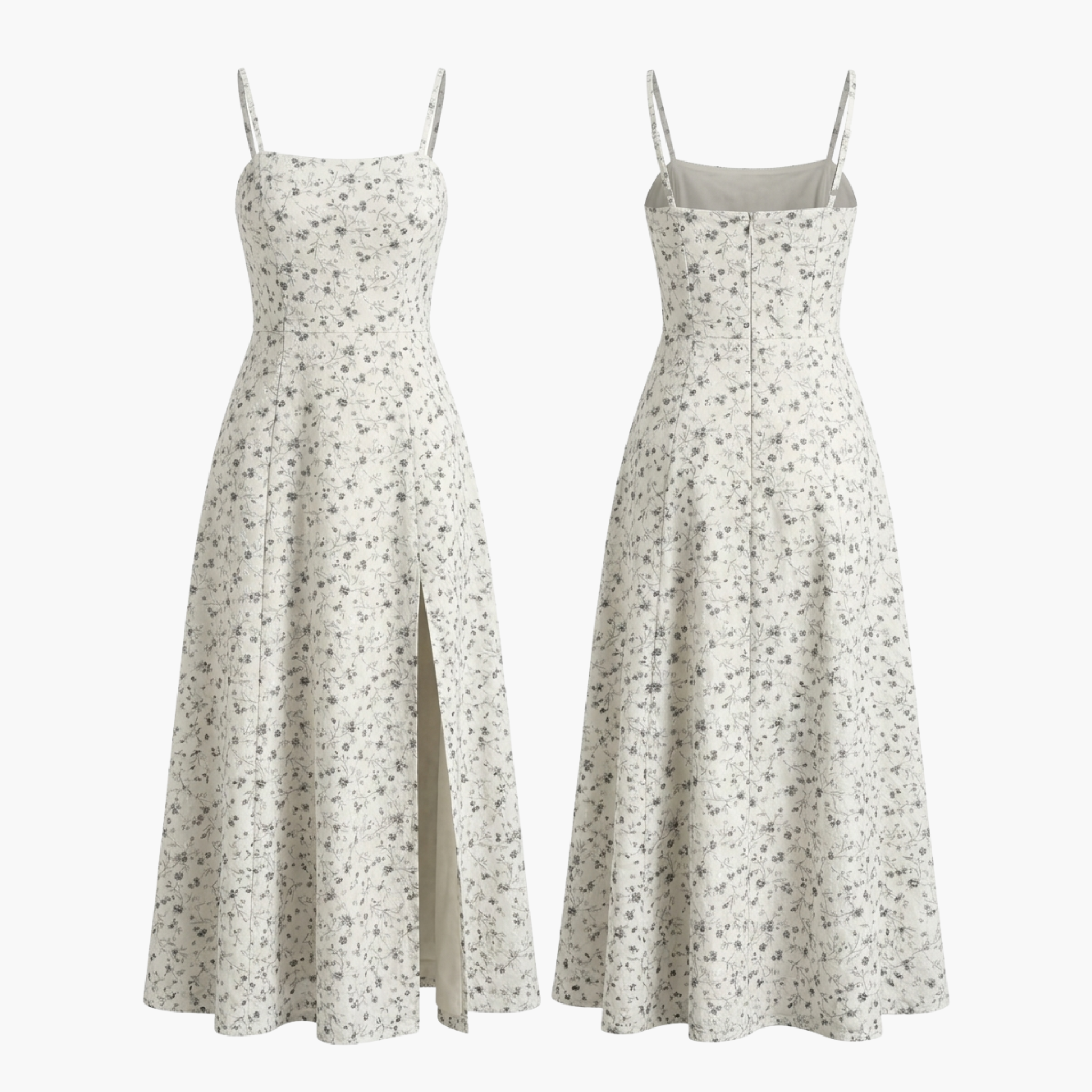 The Brahmi Studio Hakoba Cotton Floral Maxi Dress