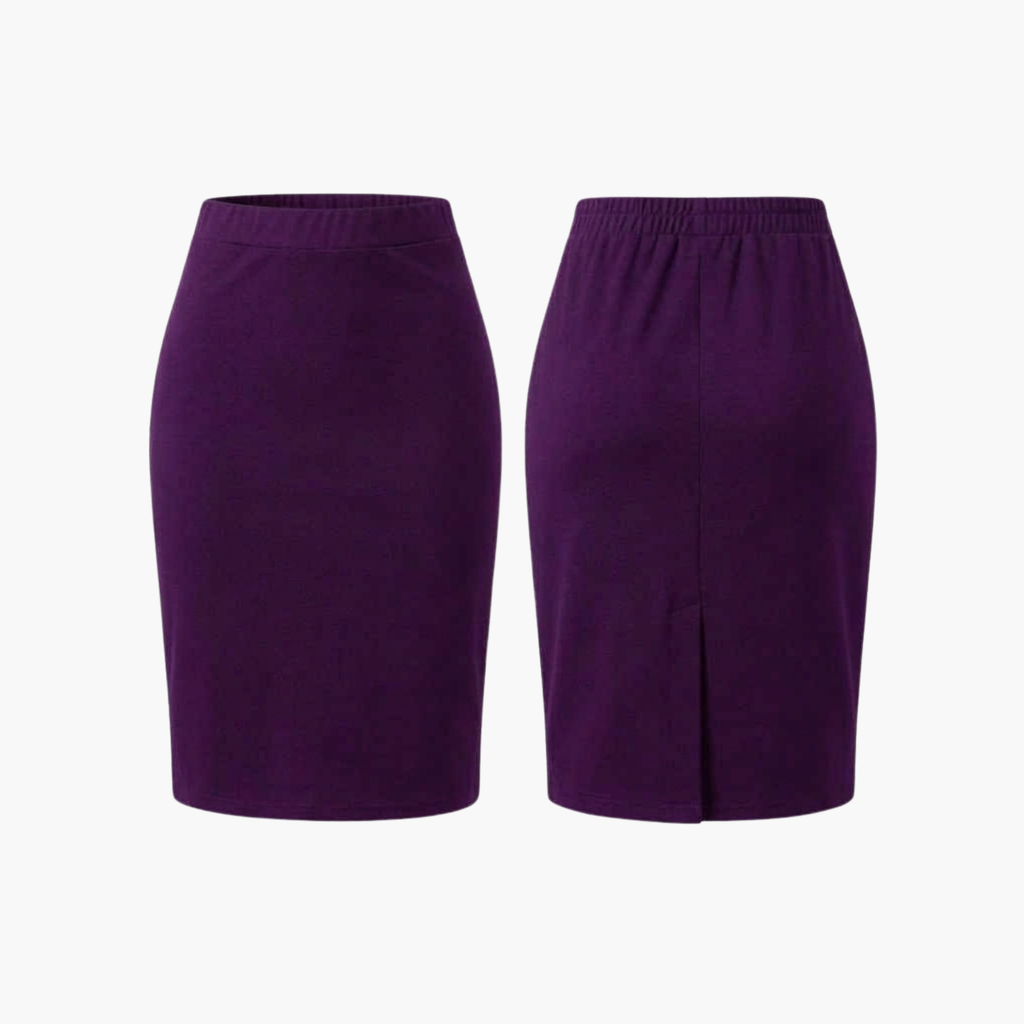 The Brahmi Studio High-Waist Stretch Pencil Skirt