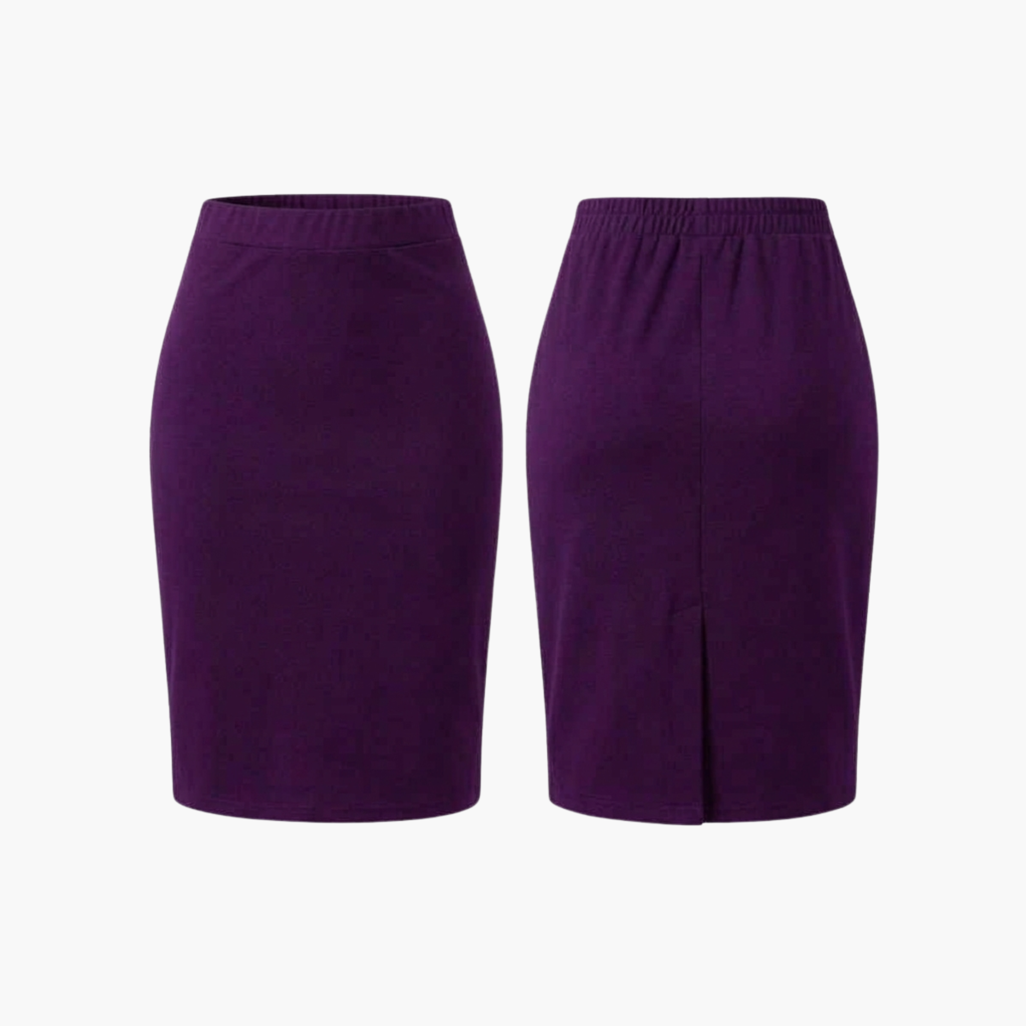 The Brahmi Studio High-Waist Stretch Pencil Skirt