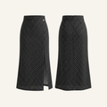 The Brahmi Studio Floral Cotton Midi Skirt